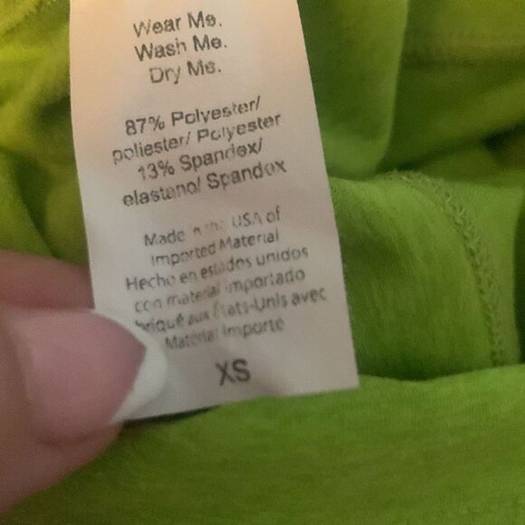 Women’s Beyond Yoga space dye high biker shorts Matcha Lime Green - Picture 8 of 8